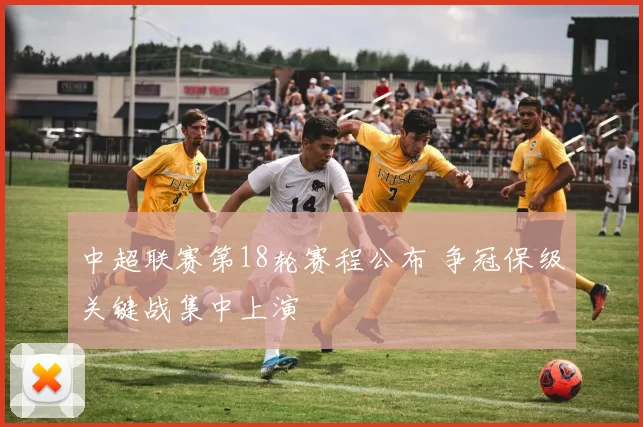 中超联赛第18轮赛程公布 争冠保级关键战集中上演