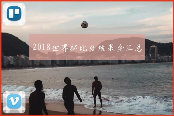 2018世界杯比分结果全汇总